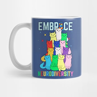 COLORED CATS NEURODIVERSITY Mug